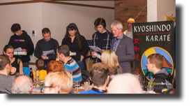 Lecture de l'engagement de la Ceinture noire