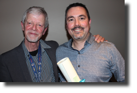 Dipl&ocirc;me de ceinture noire 3e dan remis &agrave; Dave Francis