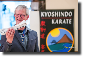Remise de la "Ceinture blanche 8e dan" &agrave; Jacques Labrecque